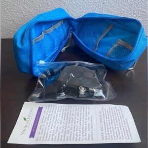 YL Blue Essential Oil Travel Pouch With Pack of Roller Fitments